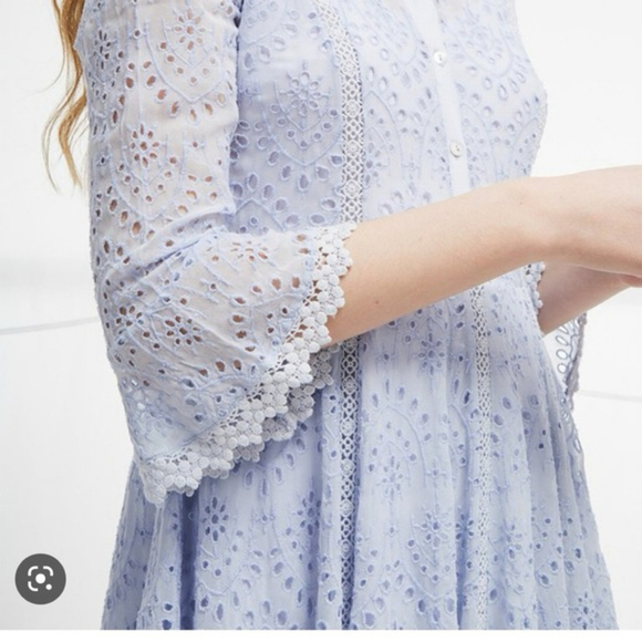 FRENCH CONNECTION  Derna Drape Fluted Dress - Picture 2 of 10